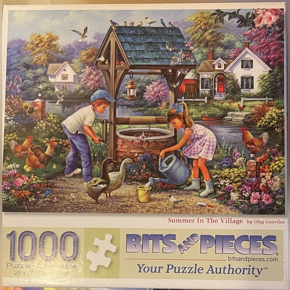 Bits and Pieces “Summer In The Village” - 1000 Piece Puzzle